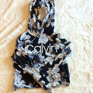 Calvin Klein flowered sweater